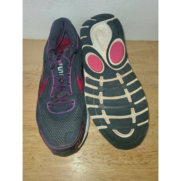 Brooks DYAD Running Sneaker Shoes (1202231D442) Purple Pink Women’s Size US-11 - Picture 3 of 4